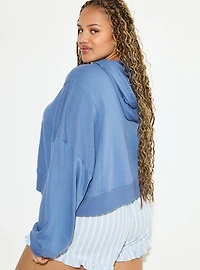 LoveSick Contrast Rib Oversized Hoodie