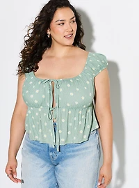 LoveSick Double Tie Flyaway Top