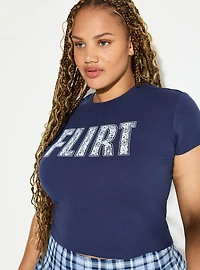 LoveSick Flirt Baby Tee