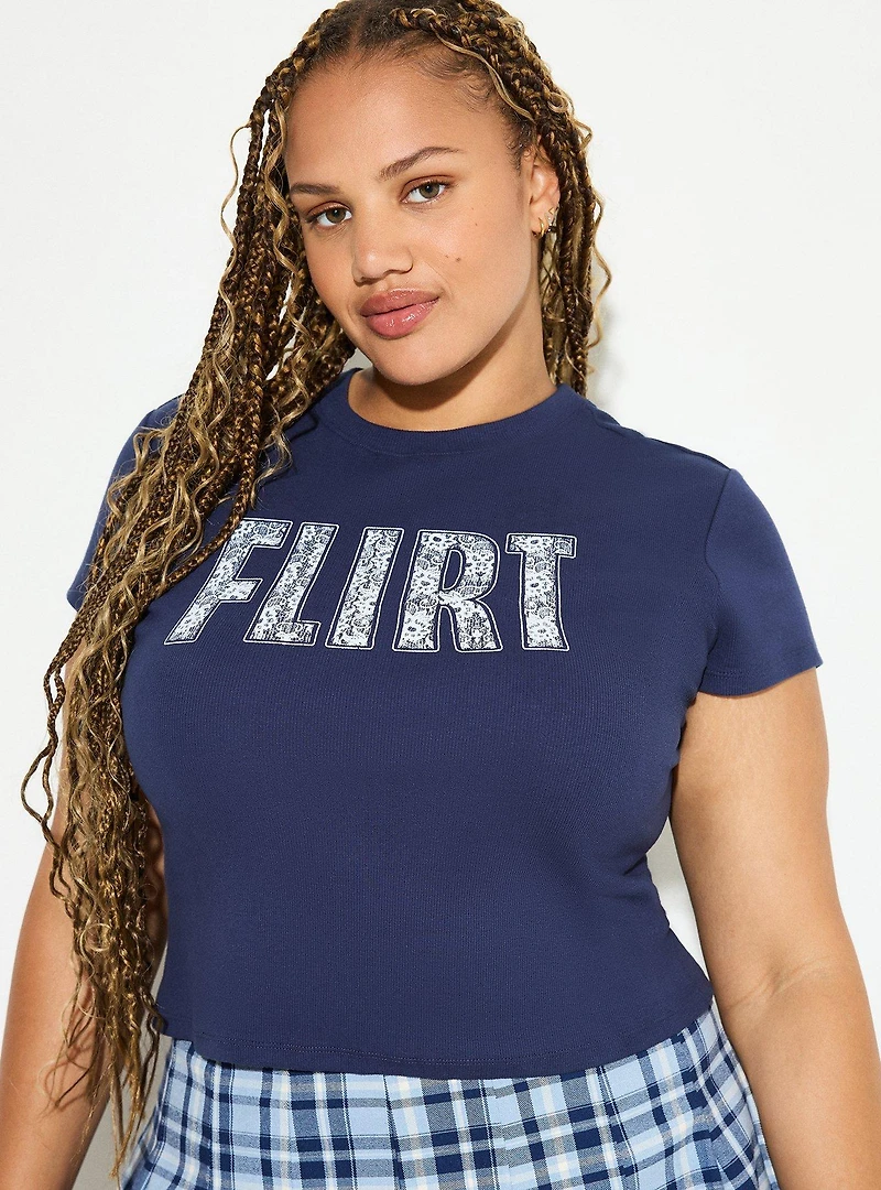 LoveSick Flirt Baby Tee