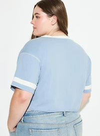 LoveSick Cropped Varsity Tee