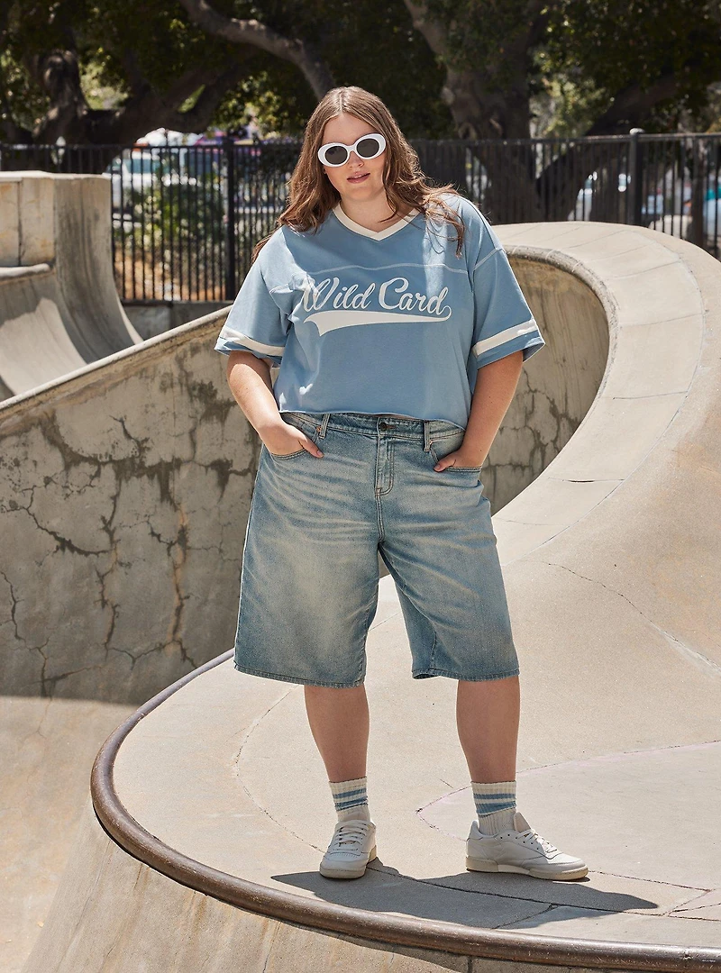 LoveSick Cropped Varsity Tee