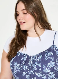 LoveSick Front-Tie Tea-Length Dress