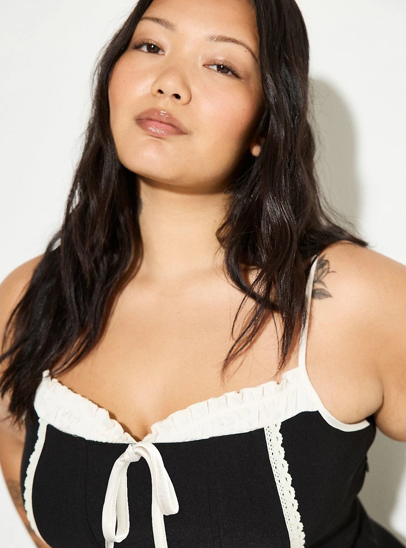 LoveSick Drop-Waist Coquette Dress
