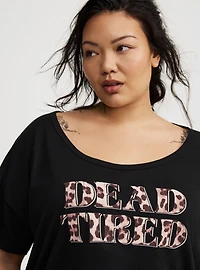 Lightweight Cotton Jersey Sleep Tee