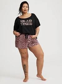 Lightweight Cotton Jersey Sleep Tee