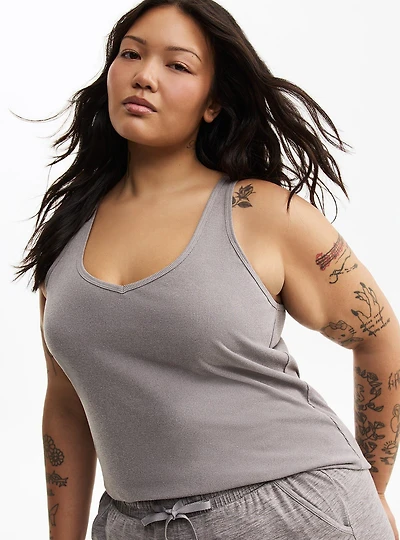 Super Soft Performance Jersey Rib Active Tank