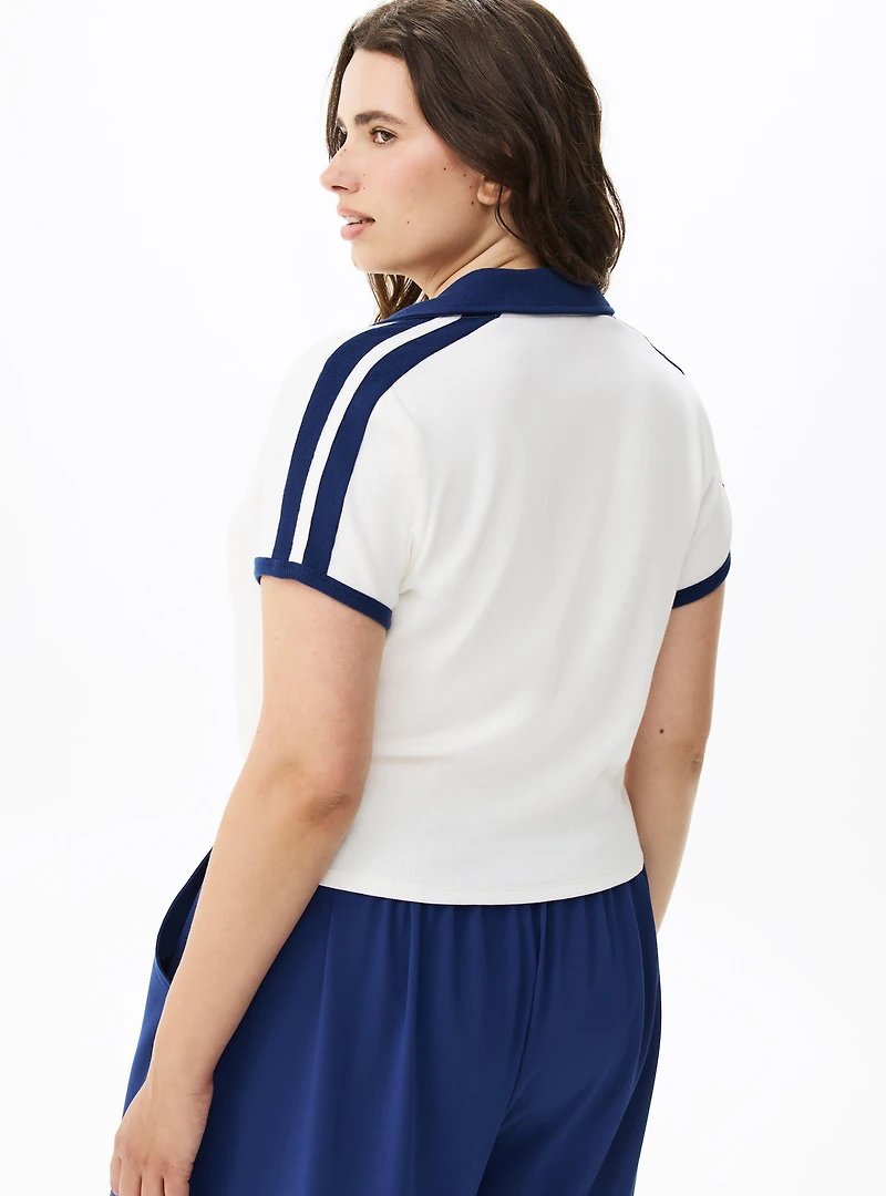 Heritage Rib Polo Active Tee