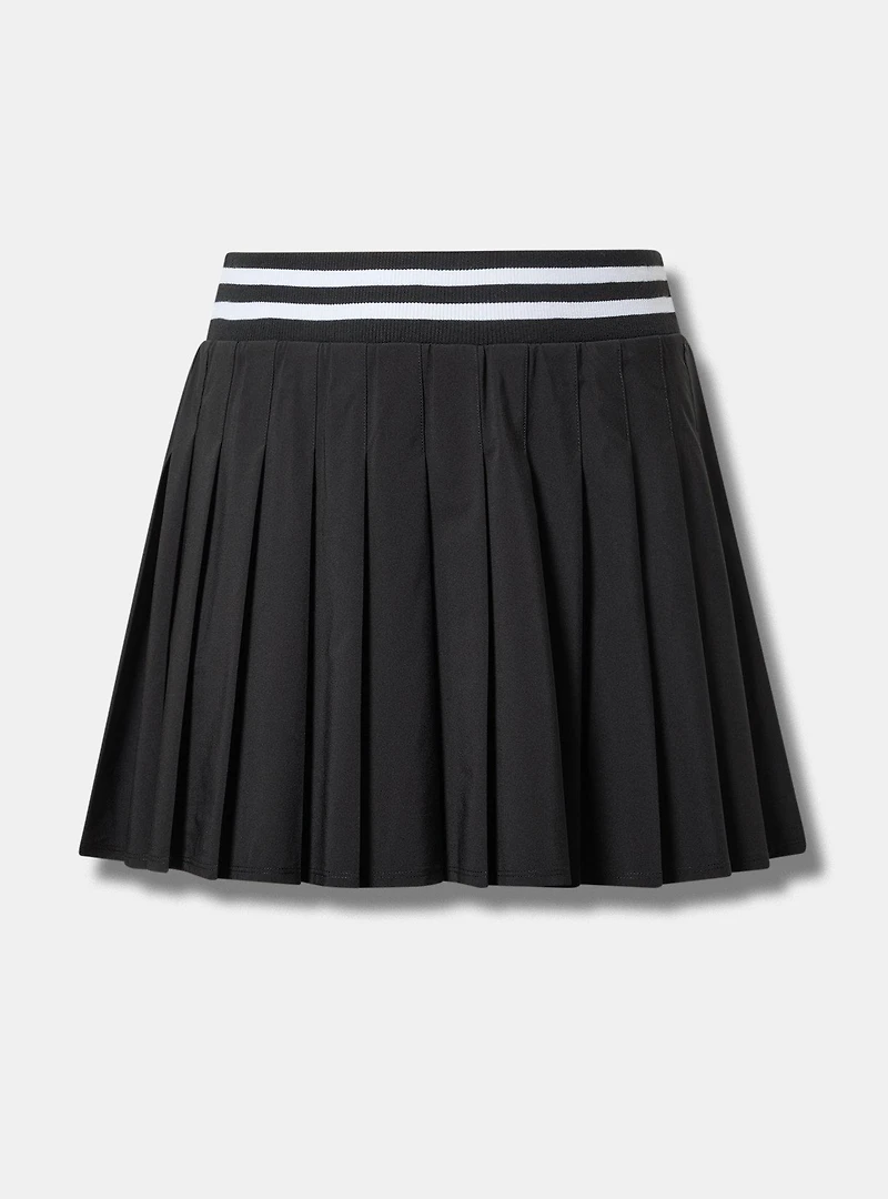 Pleated Active Skirt With Bike Short
