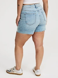 5'' High-Rise Rhinestone Short
