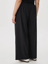 Stretch Woven Wide-Leg Active Pant