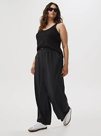 Stretch Woven Wide-Leg Active Pant