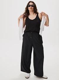 Stretch Woven Wide-Leg Active Pant