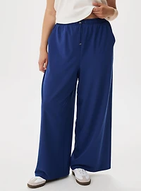 Stretch Woven Wide-Leg Active Pant