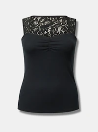 Lace Square Neck Tank