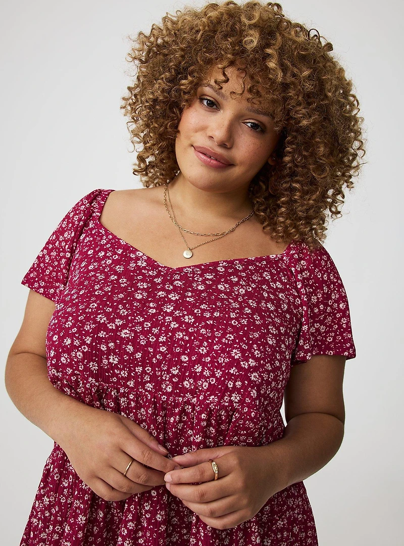 Flutter Sleeve Babydoll Top