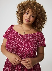Flutter Sleeve Babydoll Top