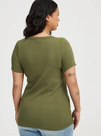 Paneled Henley Top