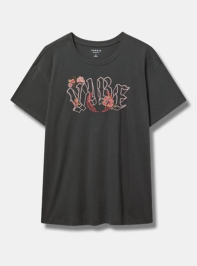 Vibe Floral Relaxed Tee