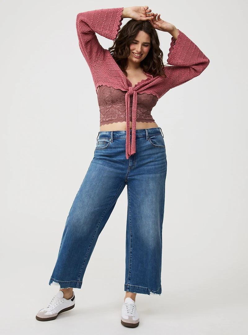 Tie-Front Sweater Shrug