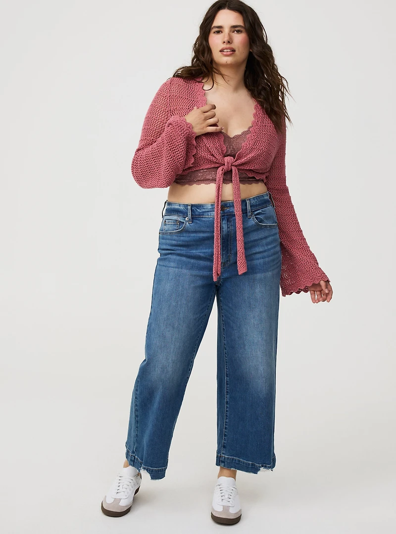 Tie-Front Sweater Shrug