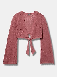Tie-Front Sweater Shrug