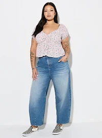 LoveSick Knot Front Flyaway Top