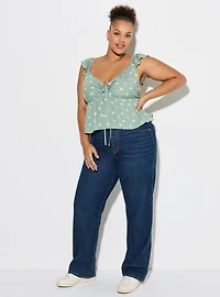 LoveSick Cinch Front Babydoll Top