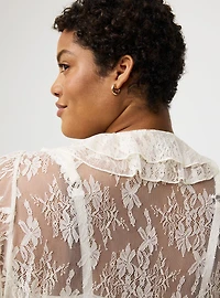 Ruffle V-Neck Blouse