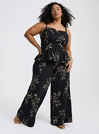 Peplum Challis Cami