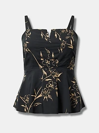 Peplum Challis Cami