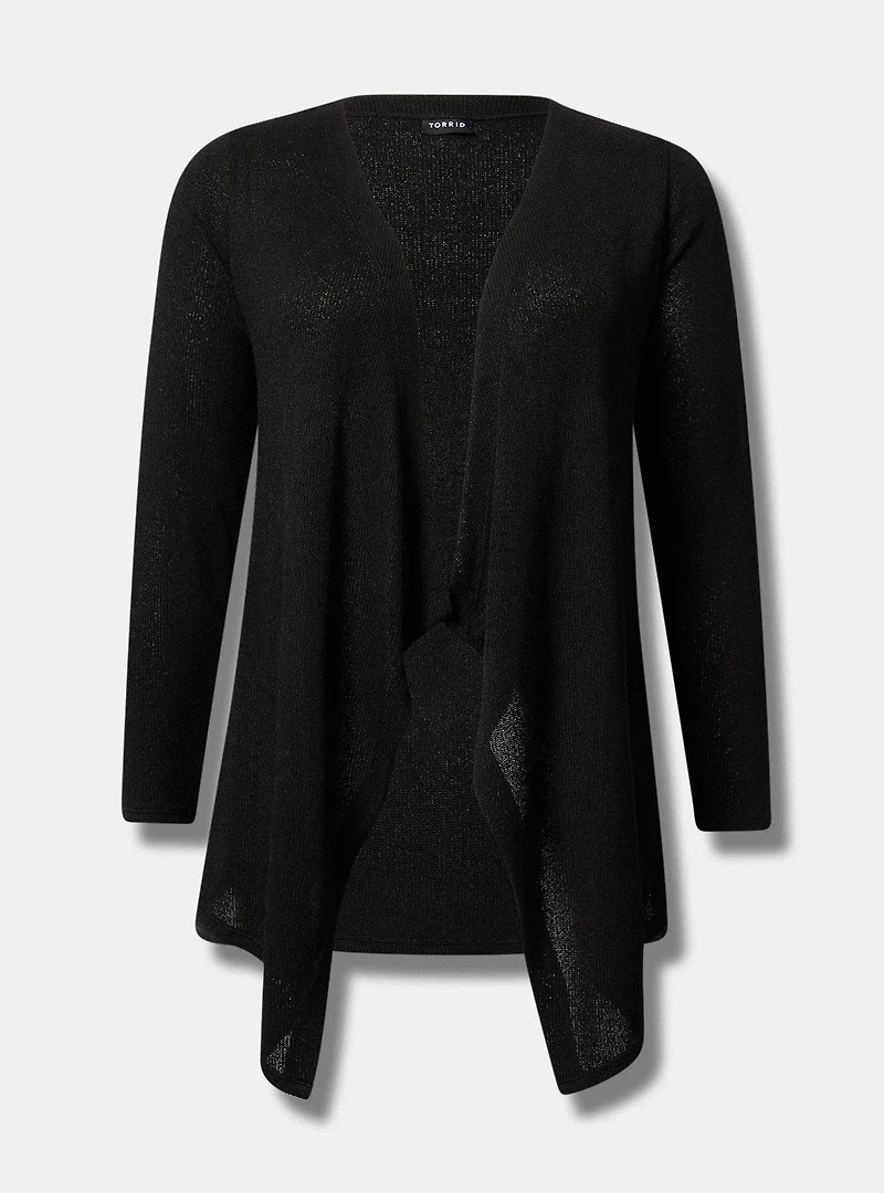 Drape Front Hacci Cardigan