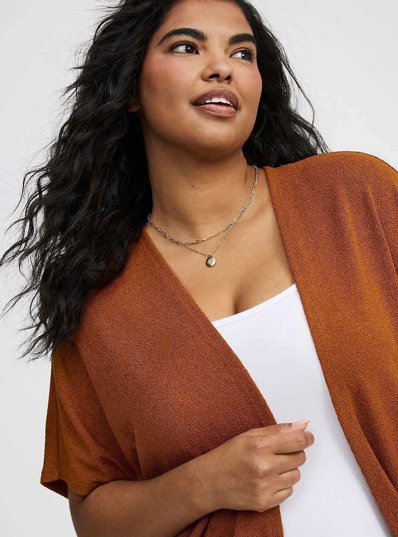 Open Cocoon Cardigan