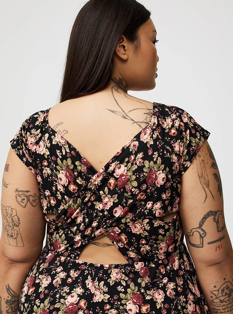 Mini Cutout Back Dress