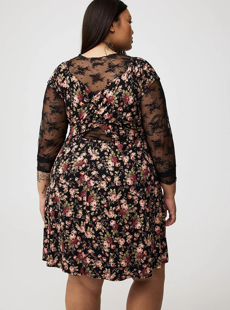 Mini Cutout Back Dress