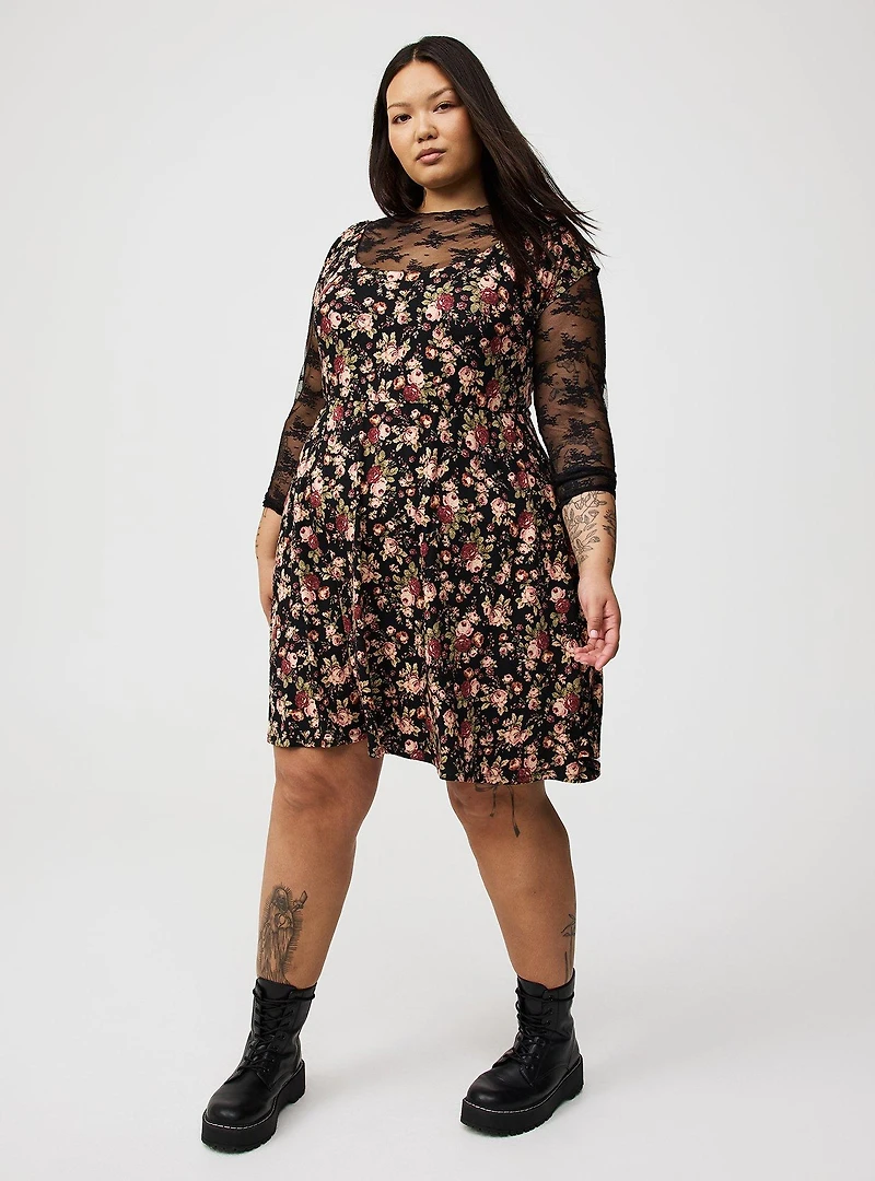 Mini Cutout Back Dress