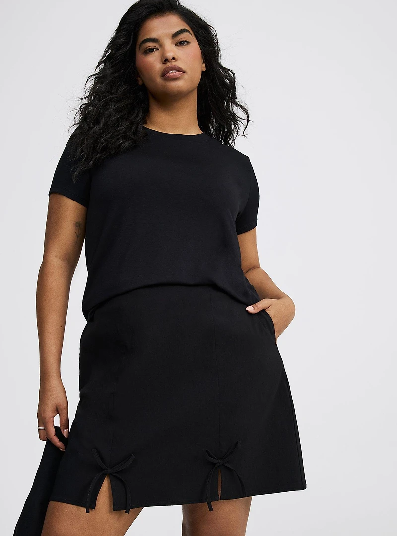 Mini Bengaline Bow Skirt