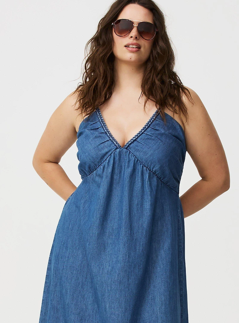 Denim Maxi Dress