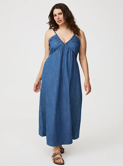 Denim Maxi Dress
