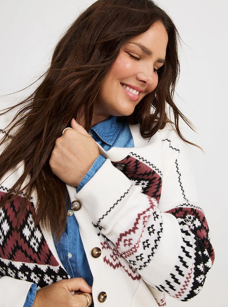 Luxe Cozy Boyfriend Cardigan