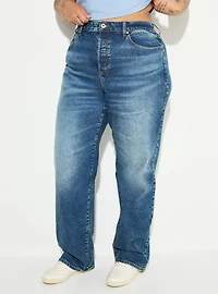 LoveSick High-Rise 90s Straight Jean