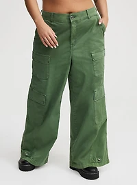 High-Rise Baggy Cargo Wide Leg Pant