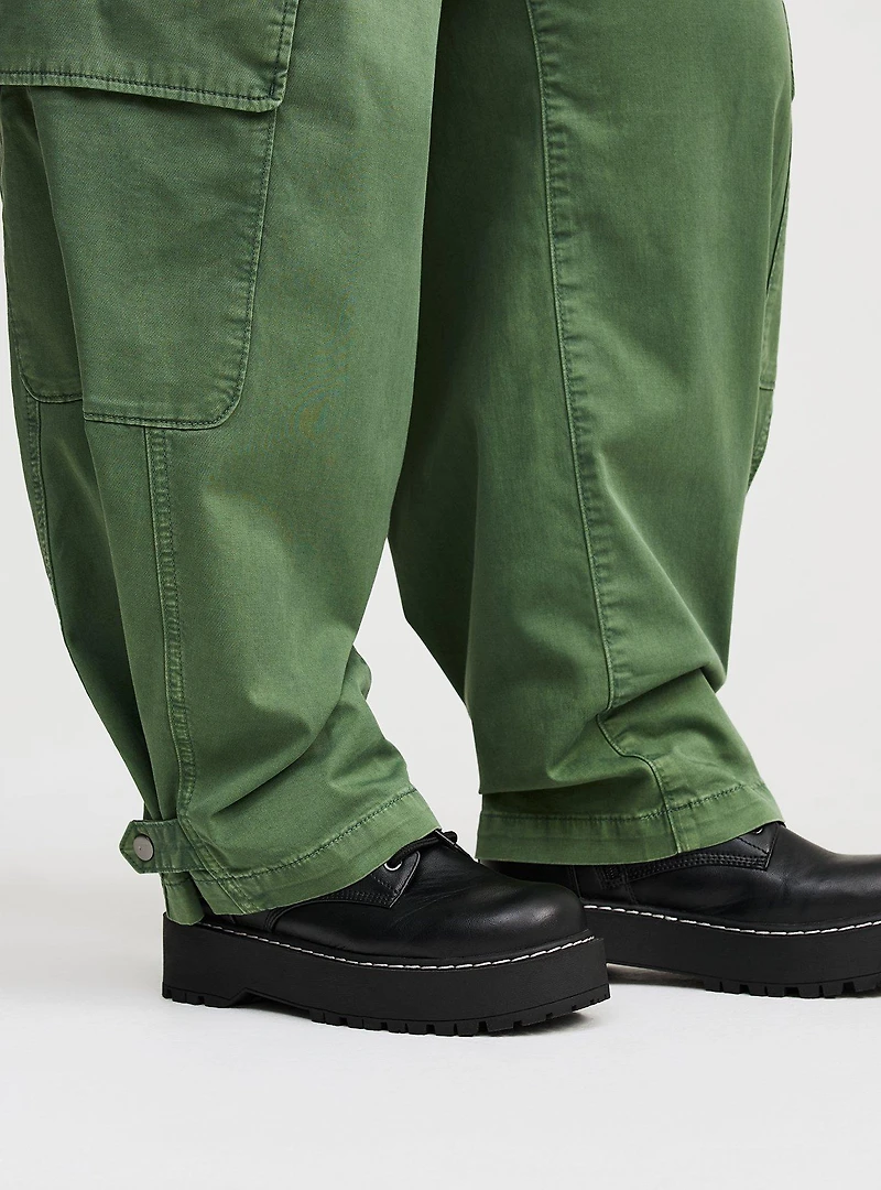High-Rise Baggy Cargo Wide Leg Pant