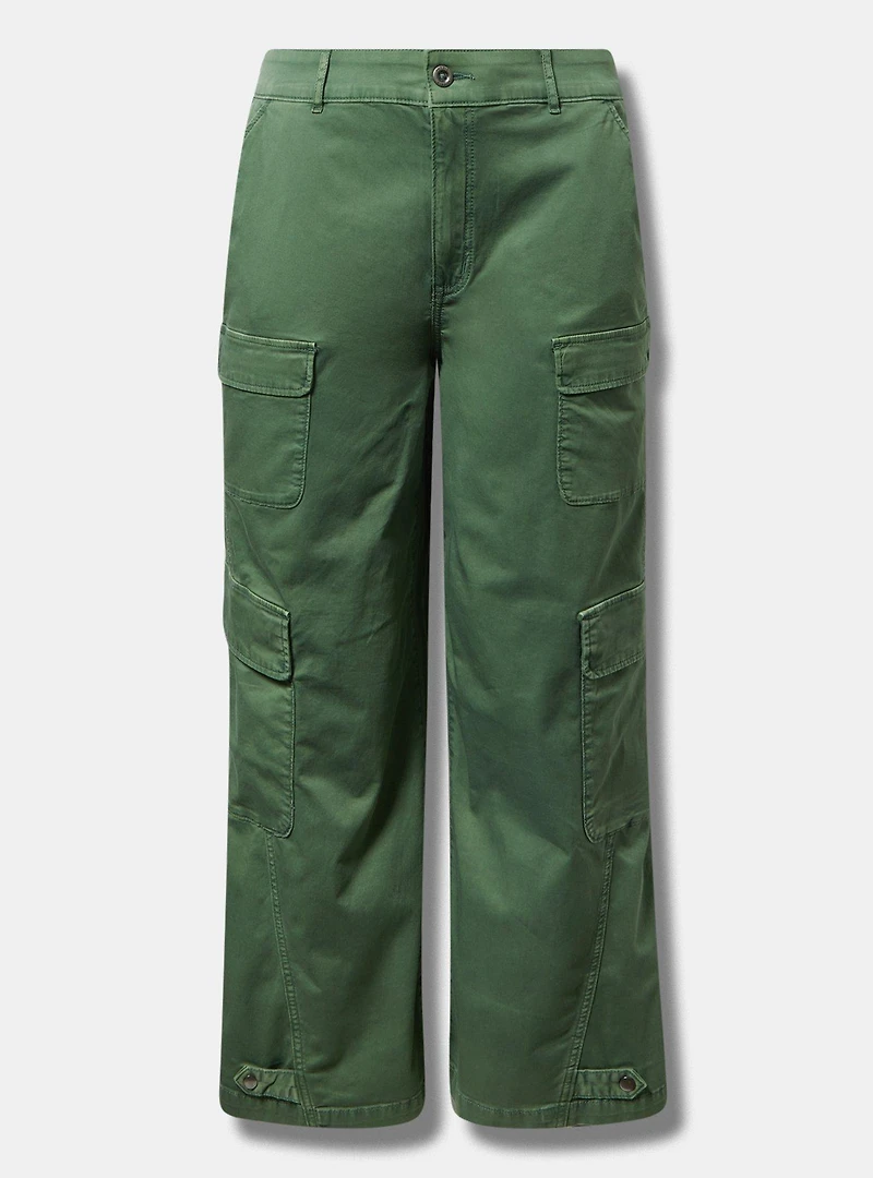 High-Rise Baggy Cargo Wide Leg Pant