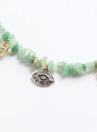 Stone Charm Necklace