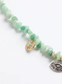Stone Charm Necklace