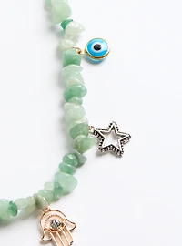 Stone Charm Necklace