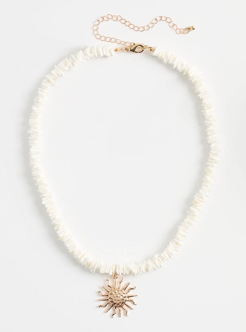 Stone Sun Necklace