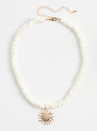 Stone Sun Necklace
