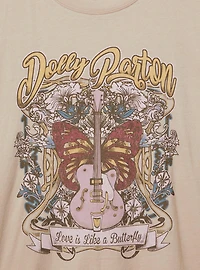 Dolly Parton Relaxed Cotton Crew Tee